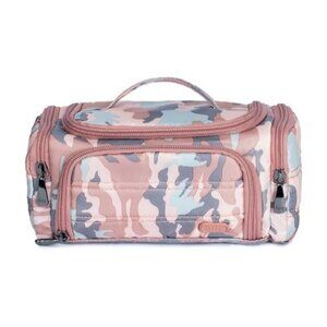 Lug Mini Trolley Makeup Bag - Camo Rose, Compact Personal Care Organizer 8804792